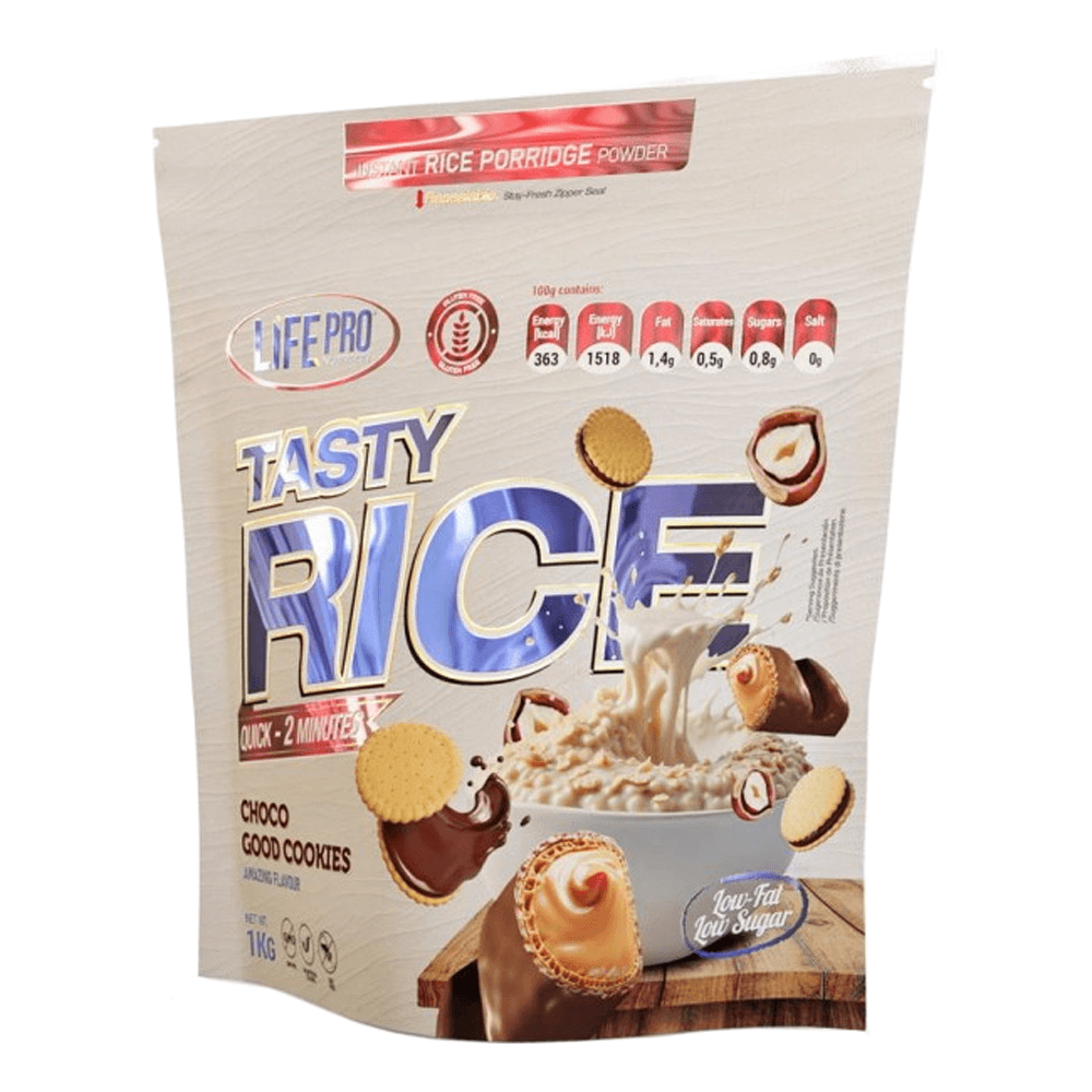 Tasty Rice (crema De Arroz) - 1kg - Choco Good Cookies - Harina De Arroz - Lifepro_0