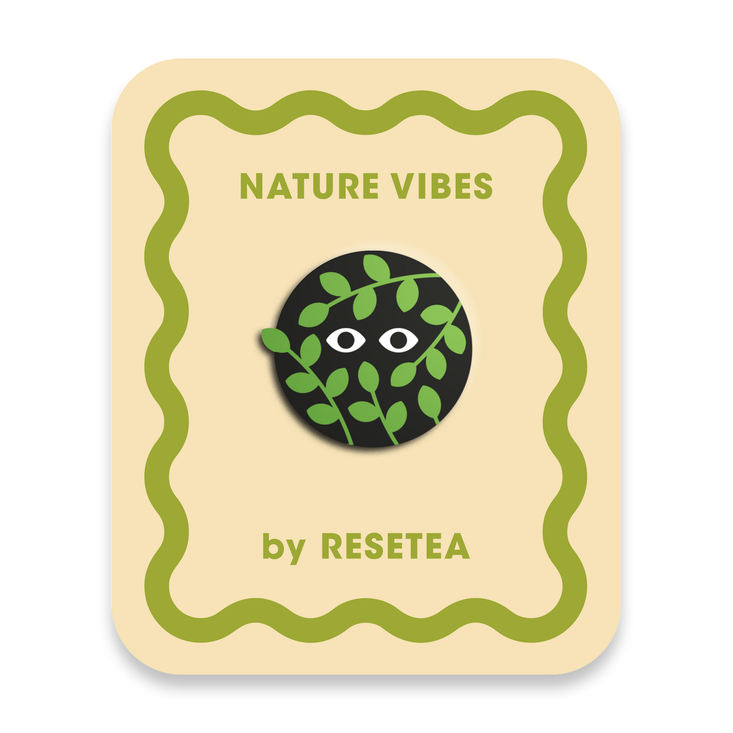 Pin Eyes - Accesorio Moderno y Original para Chaquetas, Mochilas y Bolsos - Nature Vibes_0