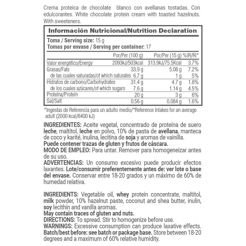 Protein Cream (crema Proteica) - 200g - Chocolate Blanco Con Leche Milkywhey - Deliciosa Crema De Proteín - Masmusculo_5
