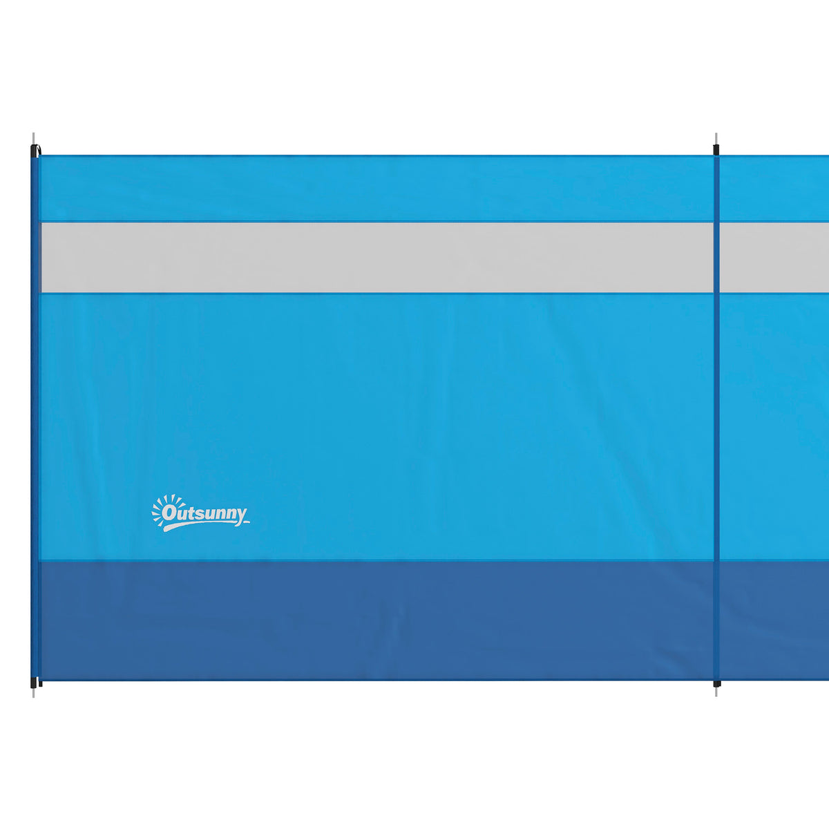 Outsunny Cortavientos Para Camping De 4 Paneles 725x140 Cm Bolsa De Transporte_4