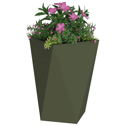 Jardinera Verde Oliva 50 X 50 X 75 Cm Acero_2