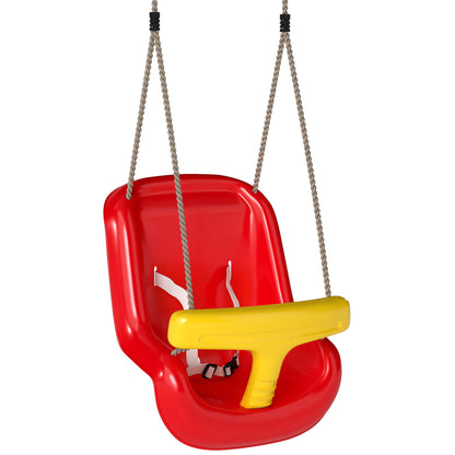 Columpio Infantil Aiyaplay Pe Rojo 28x36x180 Cm_0