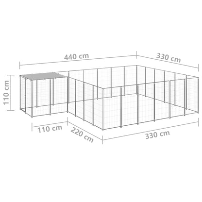 Perrera Plateada 12,1 M² Acero_5