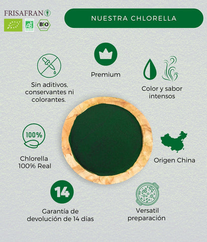 Chlorella Ecológica En Polvo - Calidad Y Sabor | Frisafran 100 G_3