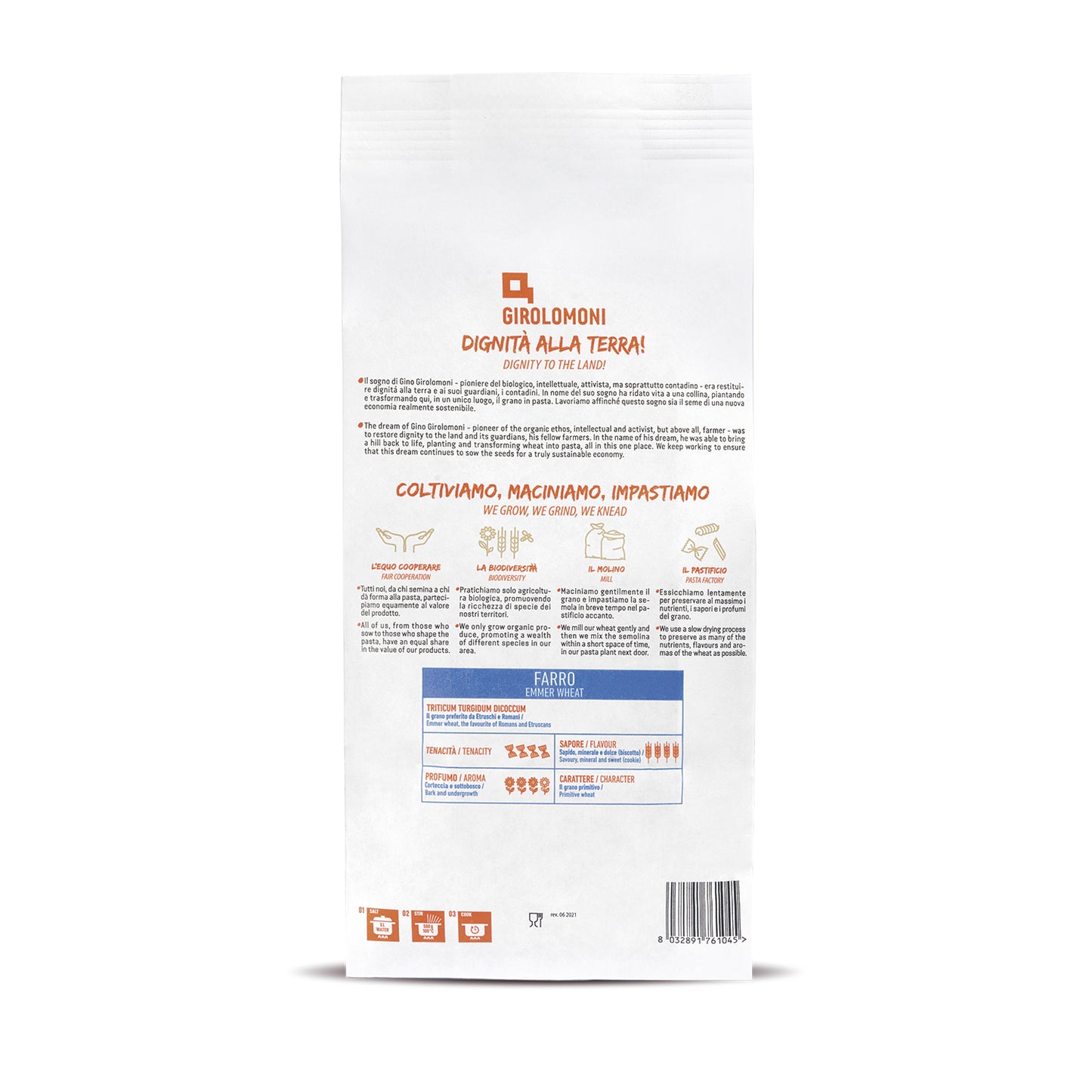 Penne rigate de espelta bio Girolomoni 500g