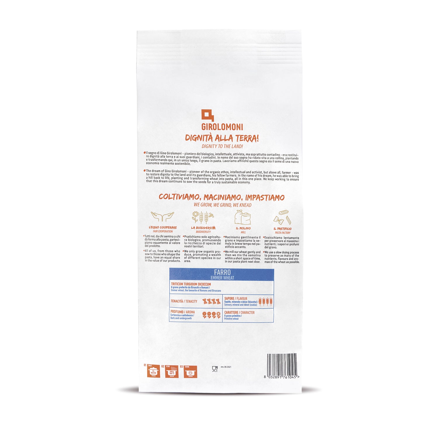 Penne rigate de espelta bio Girolomoni 500g