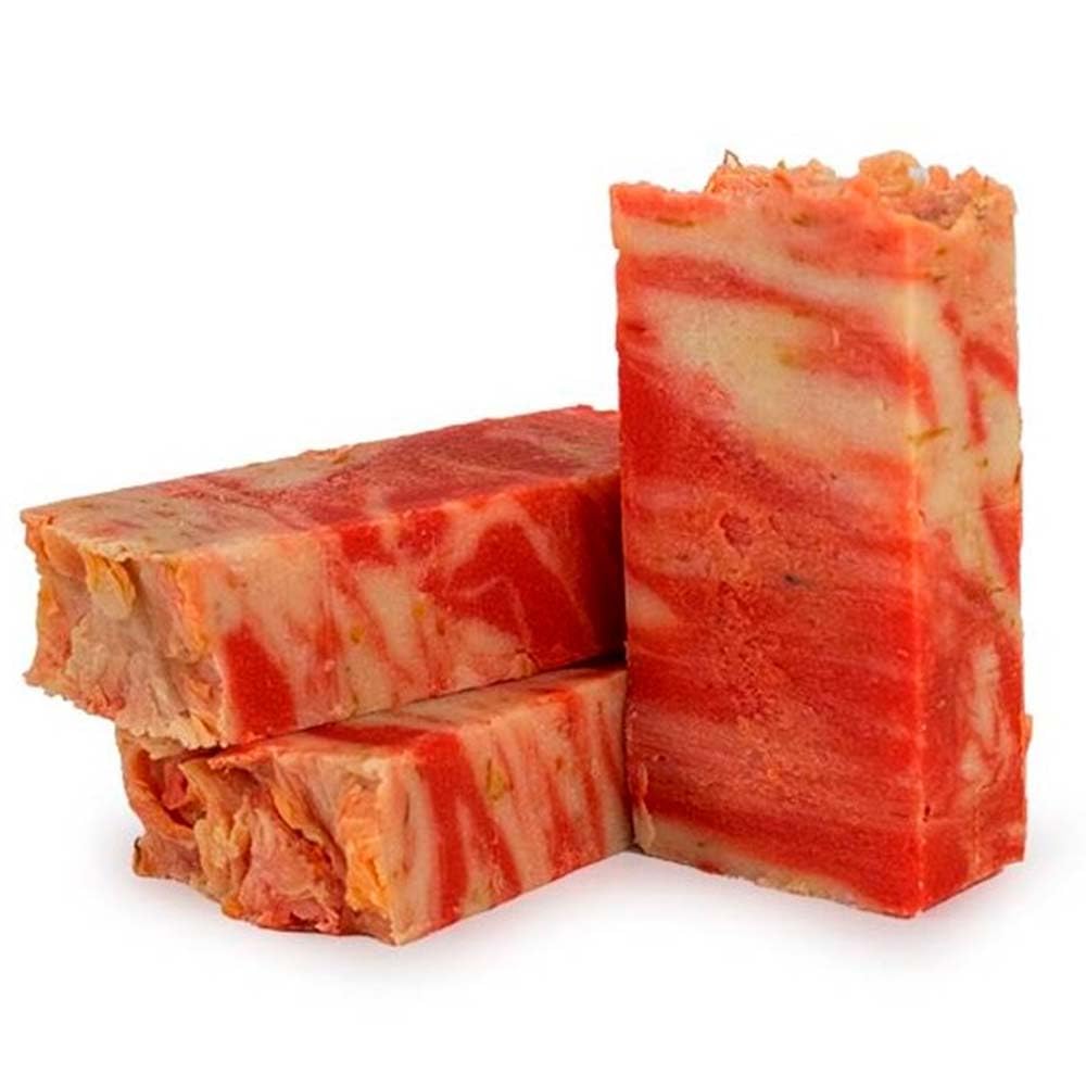 Pack 2 Jabón Natural De Caléndula - Calma La Piel Seca, Con Dermatitis E Irritaciones - Cicatriza Y Alivia Quemaduras_0