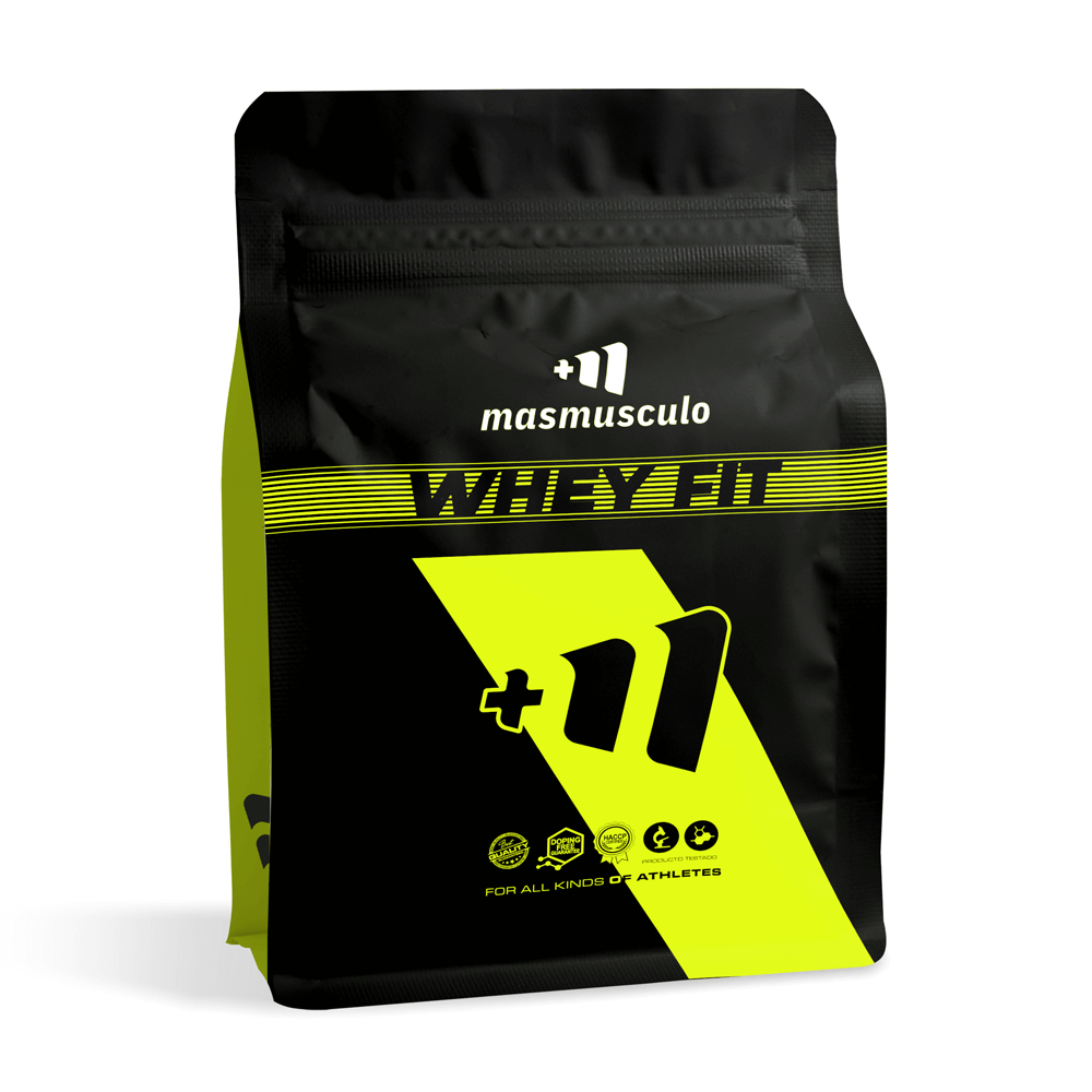 Whey Fit - 2kg - Chocolate Blanco - Aumenta La Masa Muscular - Masmusculo_0
