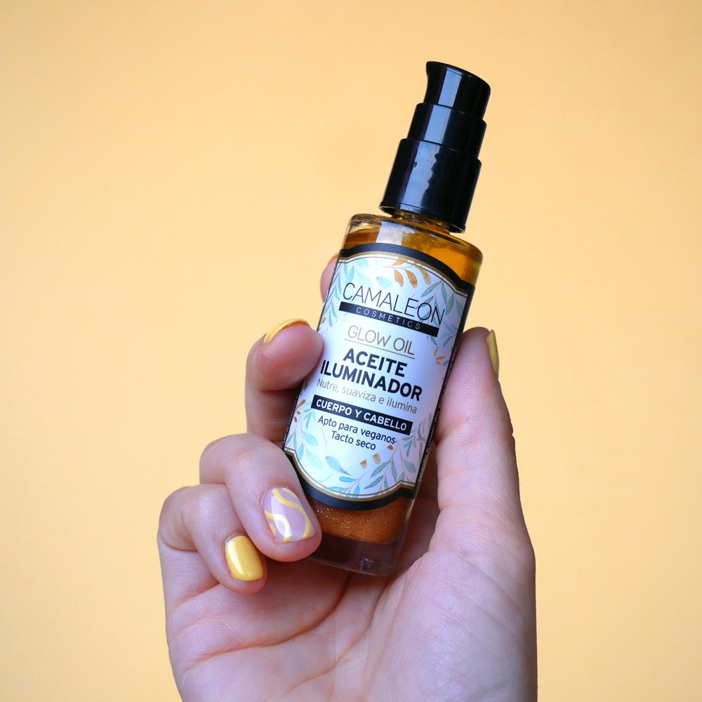 Aceite Iluminador Corporal Glow Oil 30ml Camaleon Cosmetics_1