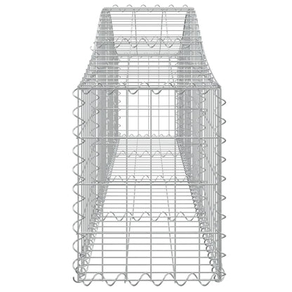 Cestas De Gaviones 10 Uds Forma De Arco Hierro 200x30x40/60 Cm_4