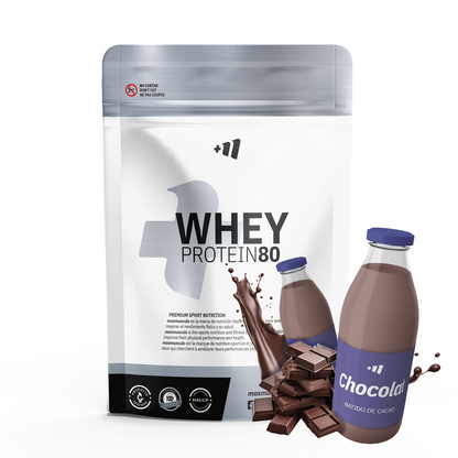 Whey Protein80 - 500g - Batido Chocolat - Aumenta La Masa Muscular - Masmusculo_0