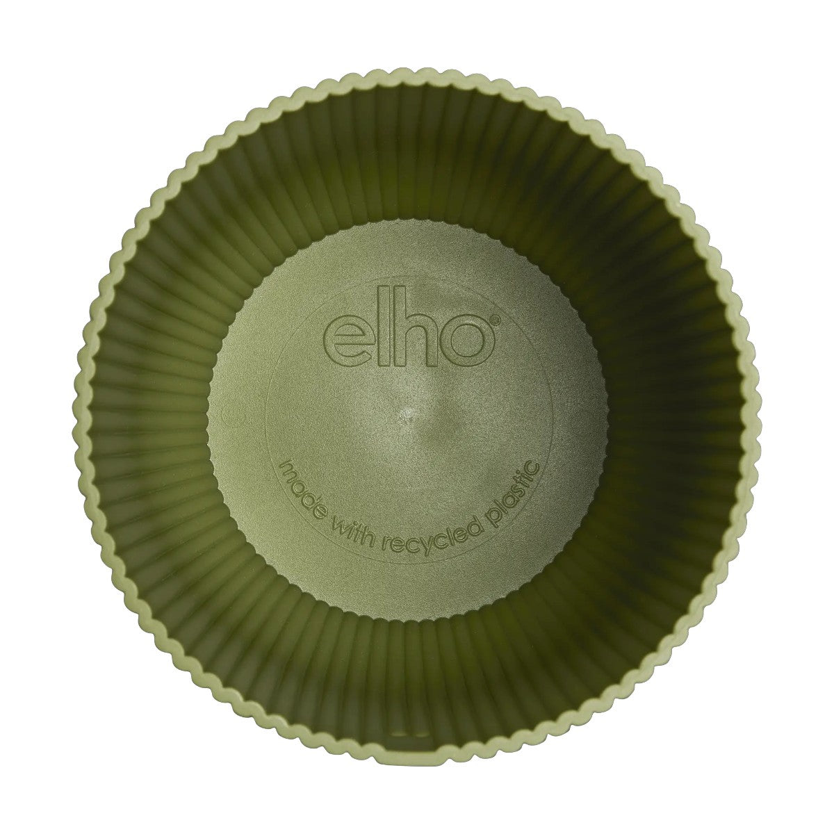 Maceta Verde Helecho Vibes Fold Round Elho 14cm 100% reciclado