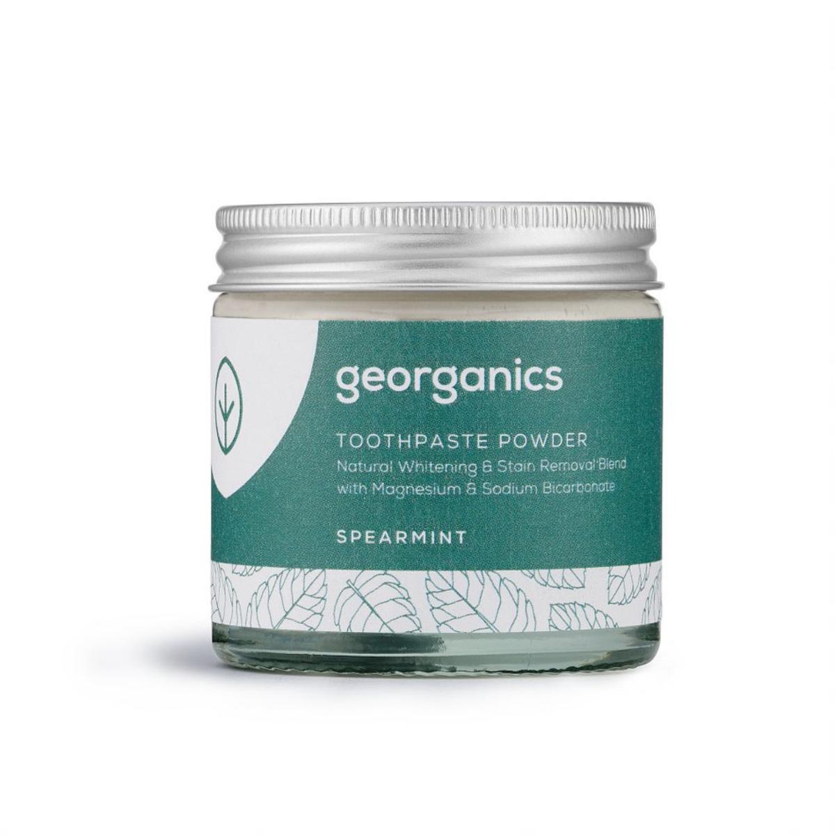Pasta dental en polvo hierbabuena Georganics 120 ml