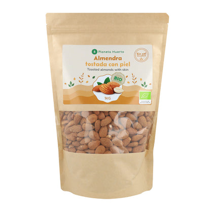Almendra tostada con piel ECO Planeta Huerto 1 kg