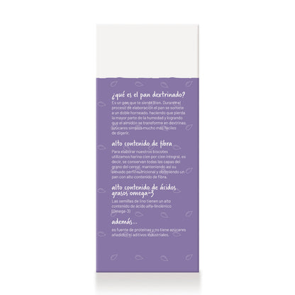 Biscotes integrales con semillas de lino SORIA NATURAL 270 g