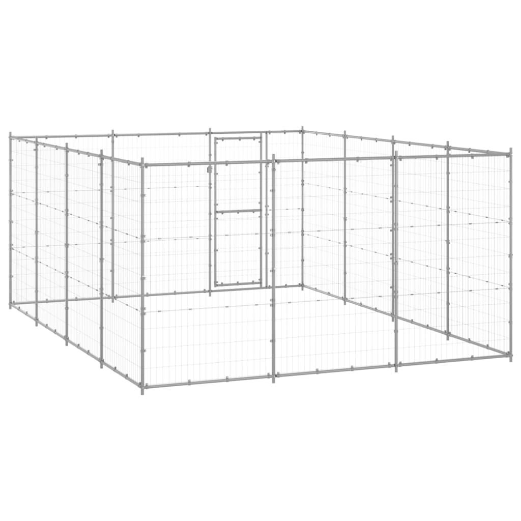 Perrera De Exterior De Acero Galvanizado 14,52 M²_3