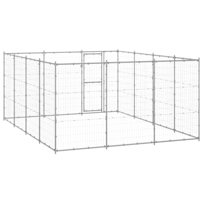 Perrera De Exterior De Acero Galvanizado 14,52 M²_3