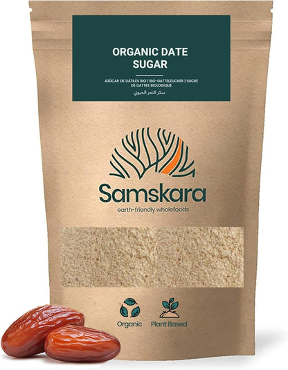 Azúcar De Dátil Bio - 4kg (1kg Envase Retail + 3kg Bolsa Granel De Recarga) | Superalimento Ecológico Vegano_0
