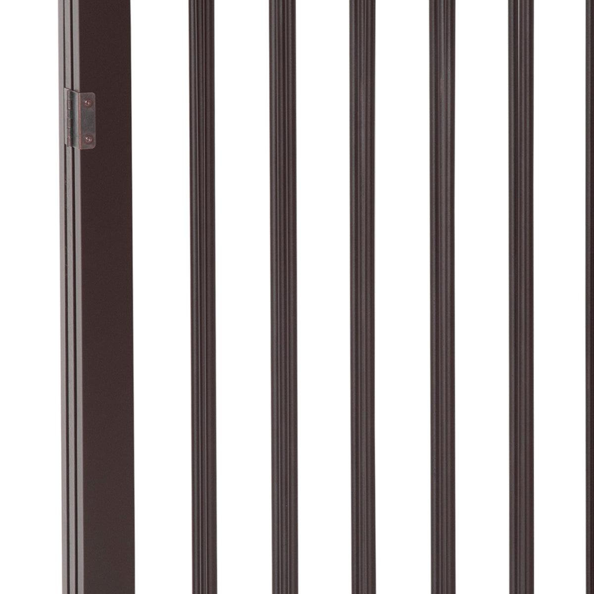 Pawhut Barrera De Seguridad Plegable Perros Pequeños 160x76 Cm Para Puertas Café_4