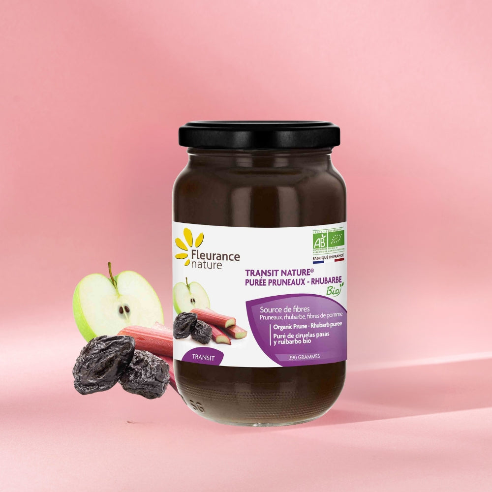 Puré De Ciruelas Pasas Ruibarbo Eco Fleurance Nature 290g_1