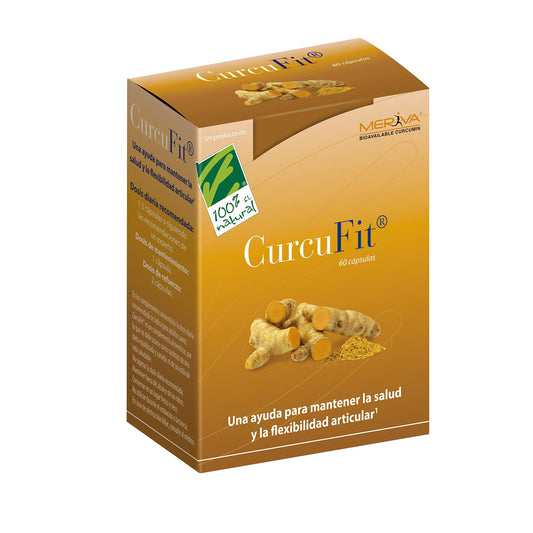 100% Natural Curcufit Antioxidantes 60 Cápsulas_0