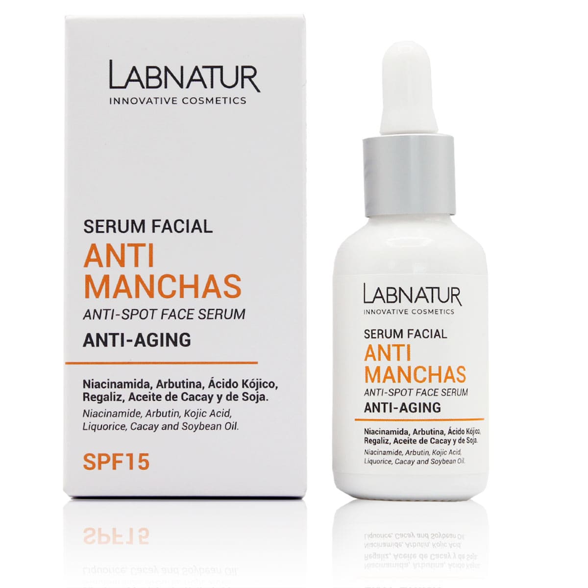 Sérum Facial Antimanchas Labnatur 30 ml | Tono Uniforme | Luminosidad, Firmeza y Cuidado Anti-Aging | Vegano_0