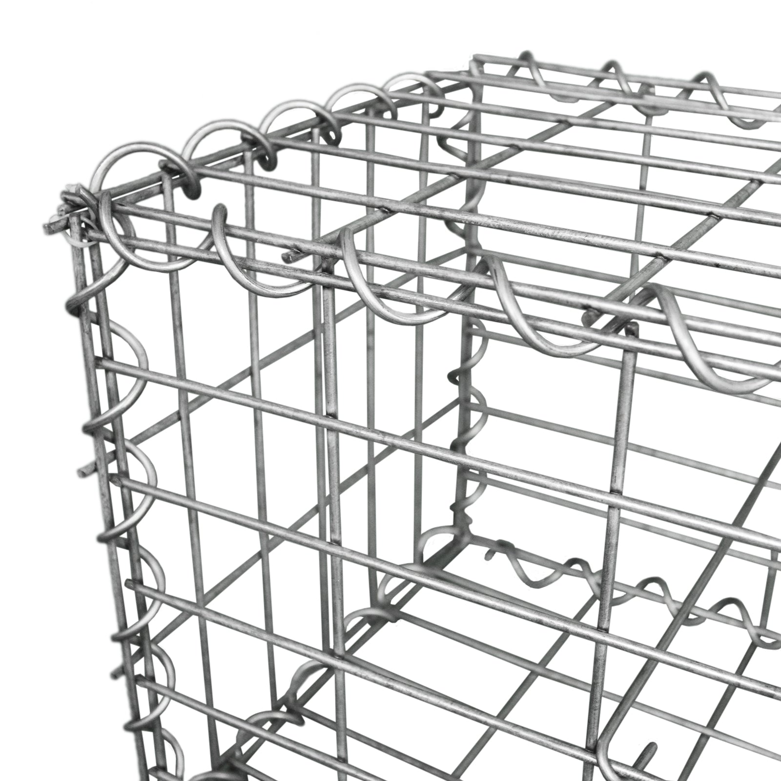 4 Cestas De Acero Galvanizado De Exterior Jaulas Para Decoración 100 X 80 X 30cm_3