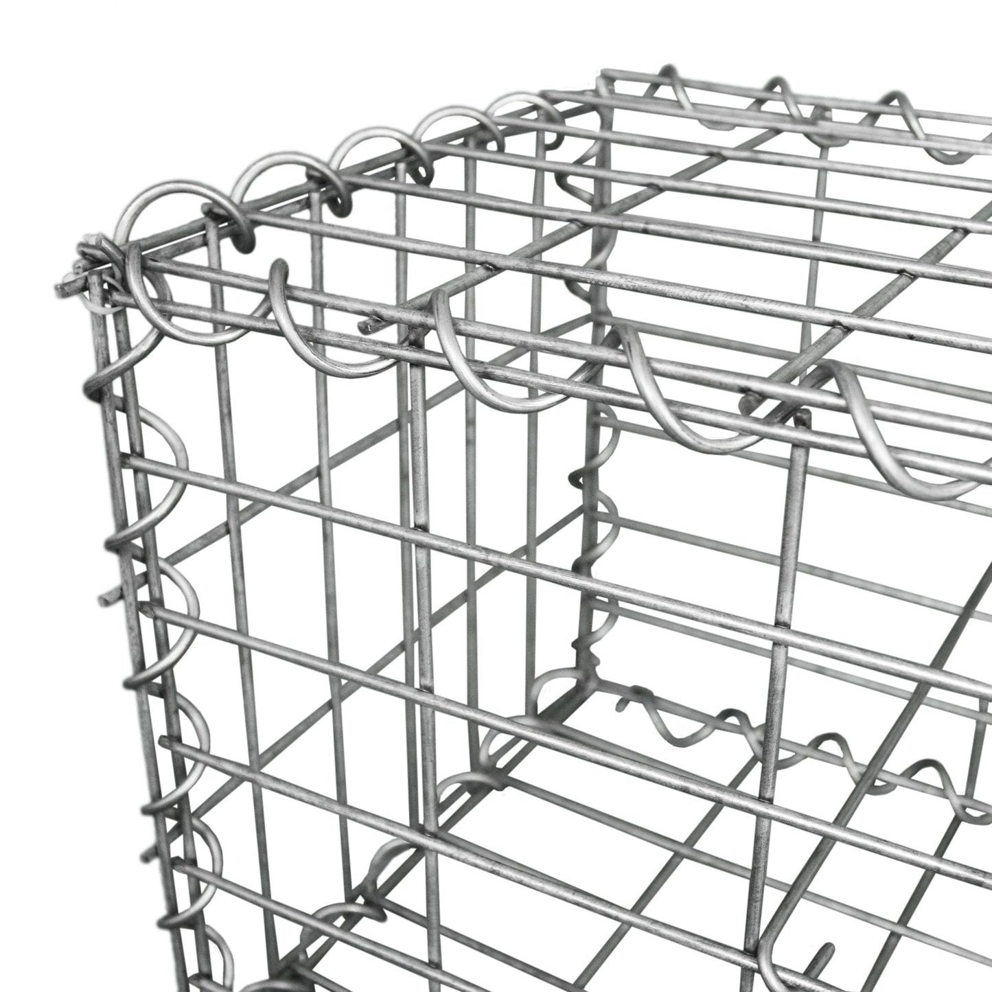 6 Cestas De Acero Galvanizado De Exterior Jaulas Para Decoración 100 X 50 X 30cm_3