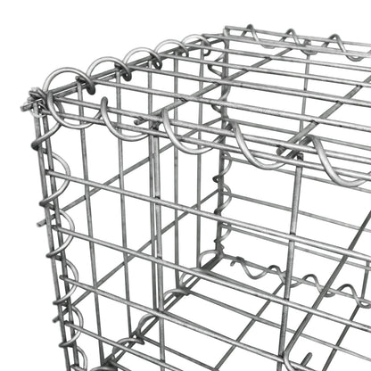 6 Cestas De Acero Galvanizado De Exterior Jaulas Para Decoración 100 X 50 X 30cm_3