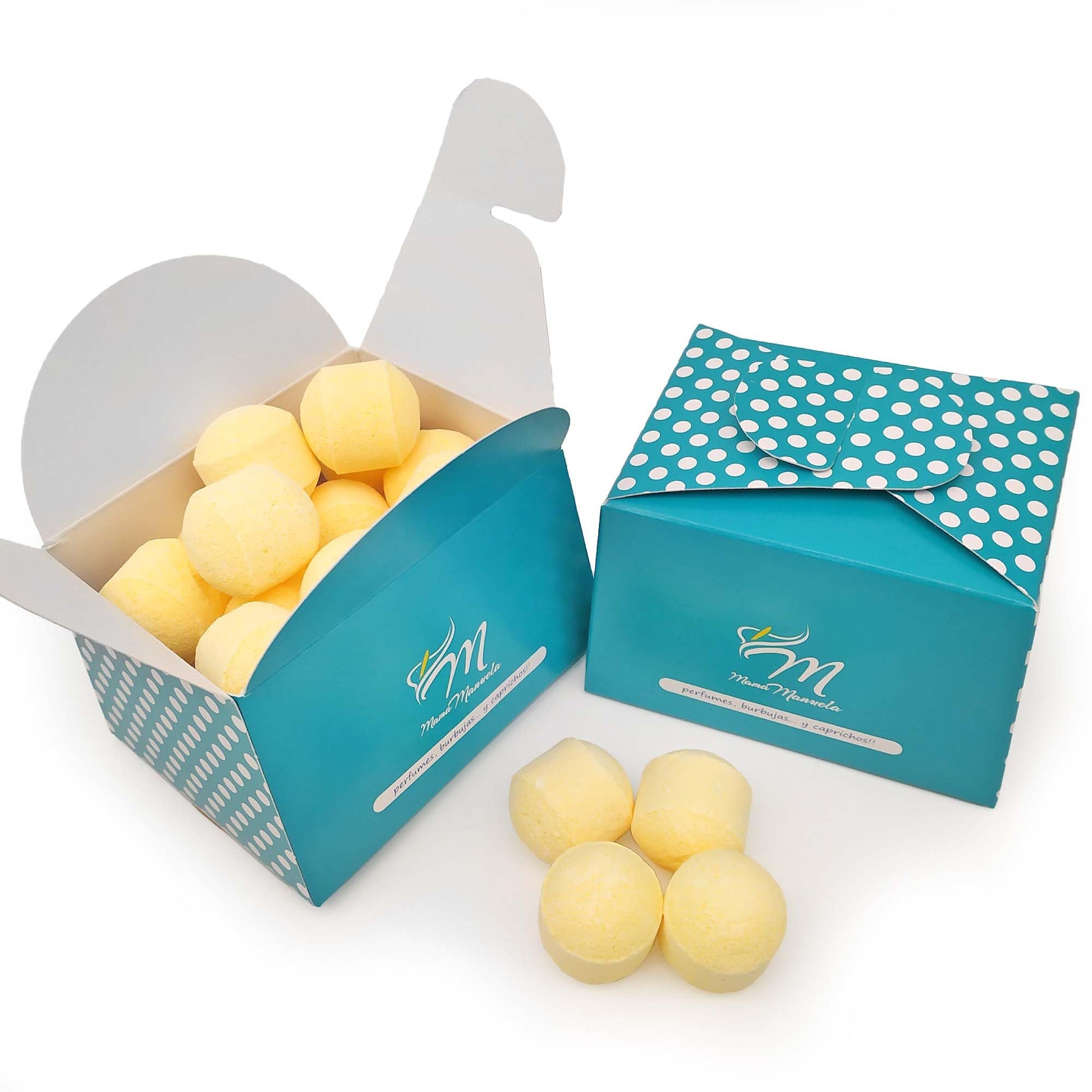 Caja 25 Mini Bombas Efervescentes Para Manicura Y Pedicura - Ablandan Durezas, Uñas Y Cutículas - Aroma Piña Colada_0