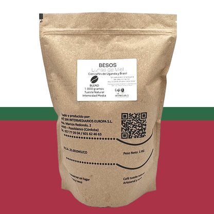 Cafe Sin Intermediarios Café Colombia Besos En Grano Para Superautomática 1 Kg_2