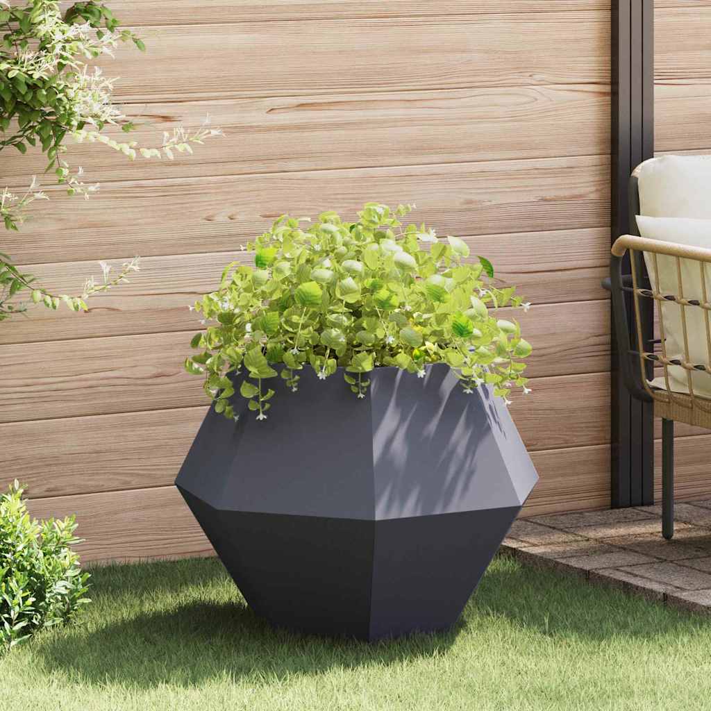 Jardinera Antracita 75 X 75 X 60 Cm Acero_1