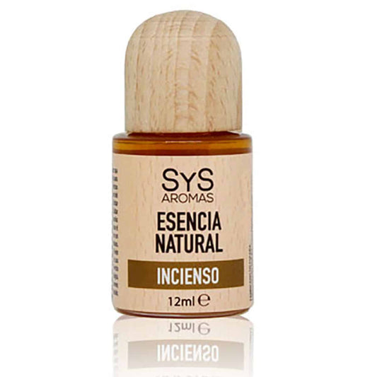 Esencia Natural Incienso SYS Aromas 12 ml | Aroma Amaderado y Especiado | Para Quemadores y Humidificadores_0