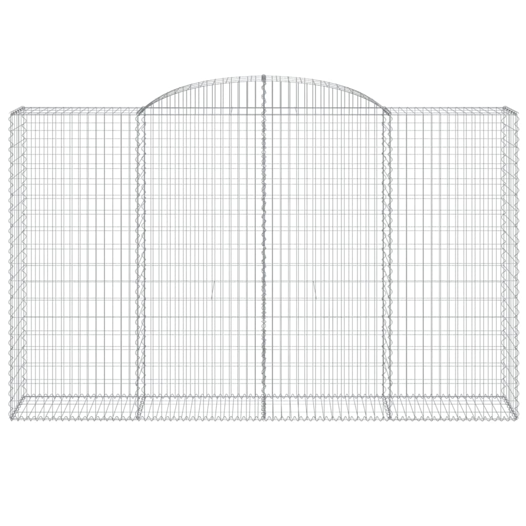 Cestas De Gaviones 13 Uds Forma De Arco Hierro 300x50x180/200cm_3