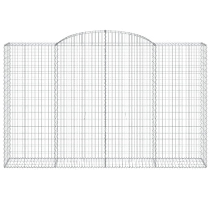 Cestas De Gaviones 13 Uds Forma De Arco Hierro 300x50x180/200cm_3