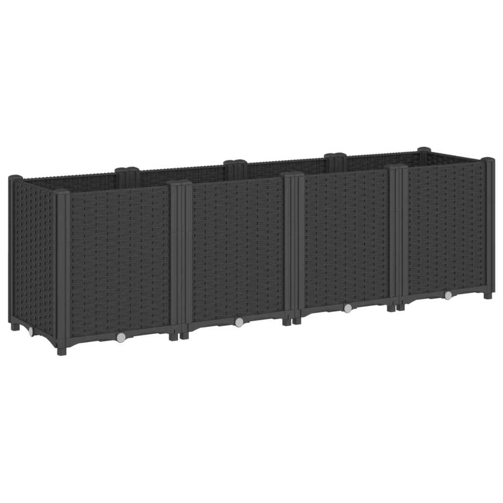 Jardinera Pp Negro 160x40x53 Cm_0