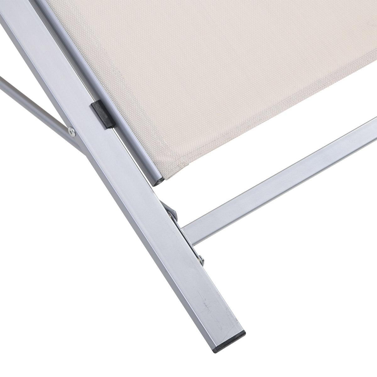 Outsunny 2 Tumbonas De Jardín 59x169x66cm Con Mesa De Café 41x41x45cm Patio_4