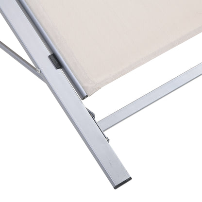 Outsunny 2 Tumbonas De Jardín 59x169x66cm Con Mesa De Café 41x41x45cm Patio_4