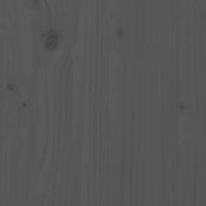 Jardinera De Madera Maciza De Pino Gris 78x78x27 Cm_5