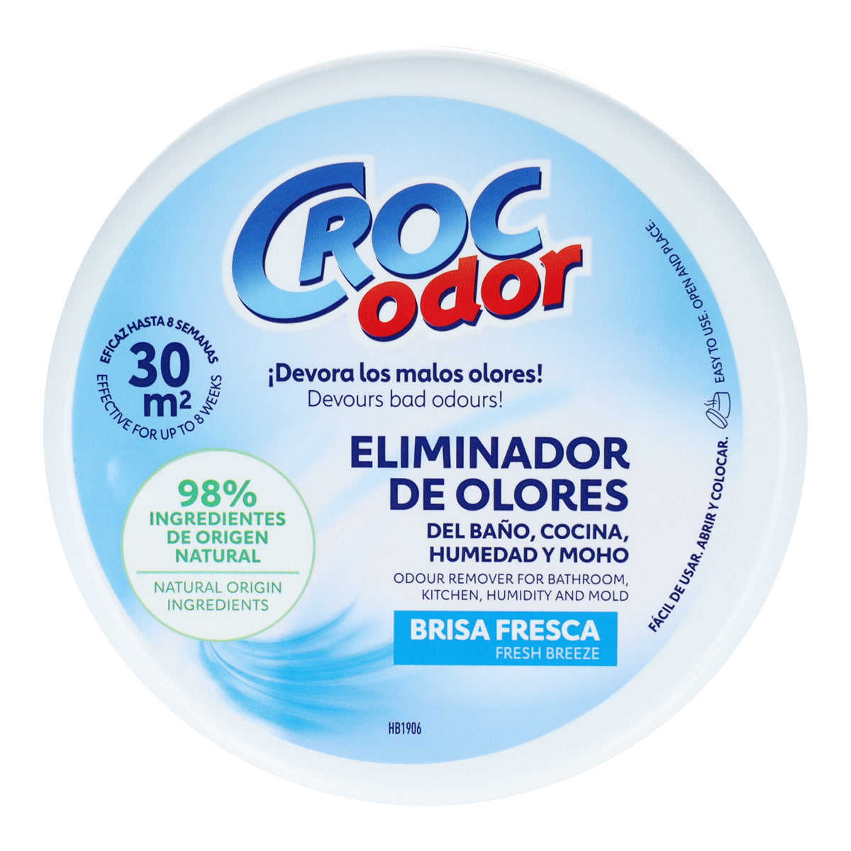 Gel Eliminador de Olores Brisa Fresca CROCODOR 300g