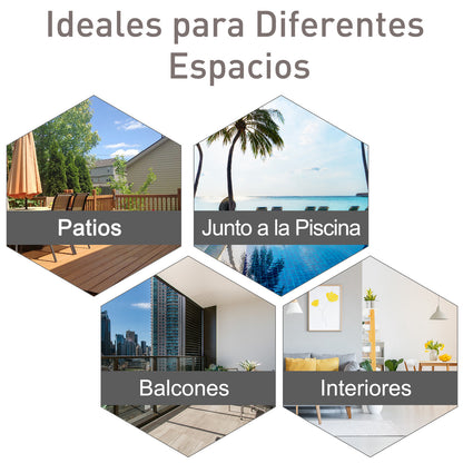 Outsunny Conjunto De 2 Sillas Plegables Con Reposabrazos Para Jardín O Terraza_5