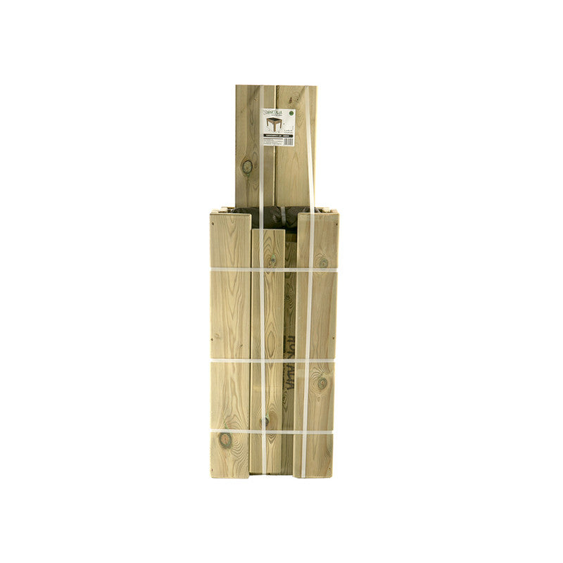 Mesa De Cultivo Elevada Madera Tratada Exterior Hortalia Gardenbrico L40 120x80x40 Cm_4