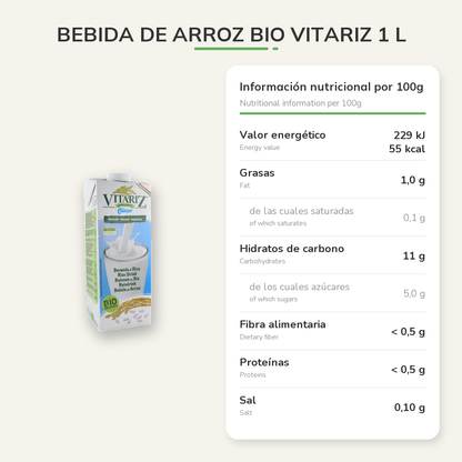 Información nutricional
