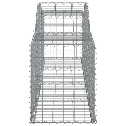 Cestas Gaviones 2 Uds Forma De Arco Hierro 300x50x60/80 Cm_4