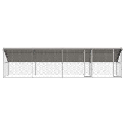Refugio Para Perros 4 Pcs Plateado 8 X 2 X 2 M_3