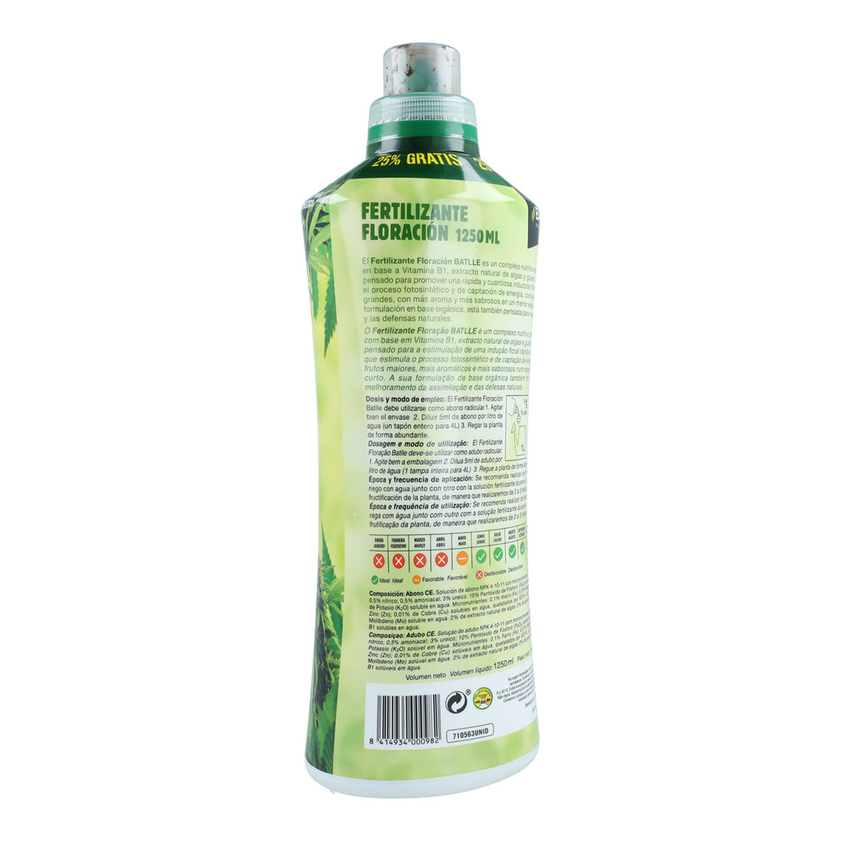 Fertilizante líquido Ecoyerba Floración Batlle 1250 ml