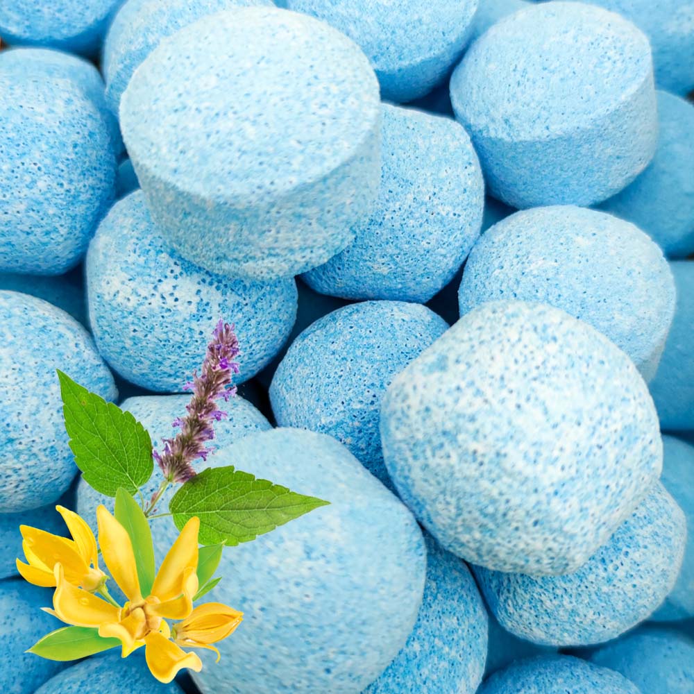 Pack 12 Bombitas Efervescentes. Alivian Pies Cansados, Refrescantes. Pedicuras Y Manicuras - Aroma Ylang Ylang Y Pachuli_3