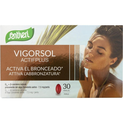 VigorSol AptifPLus Bronceado Santiveri 30 Perlas