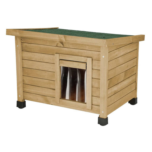 Kerbl Casa Para Gatos Rustica Marrón Y Verde 57x45x43 Cm_0