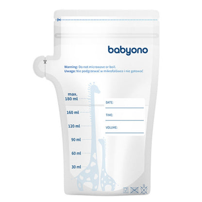 Bolsitas Para La Leche Materna O Alimentos 180ml 30 Unid._0